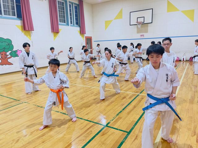 26.5.27新発寒教室　空手道住吉塾