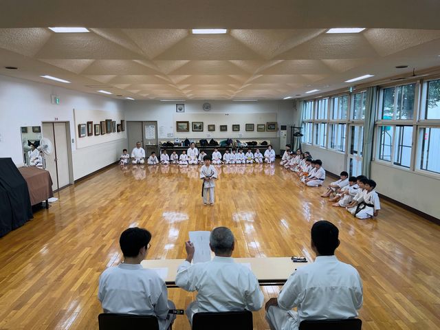 26.7.18宮の沢教室　空手道住吉塾