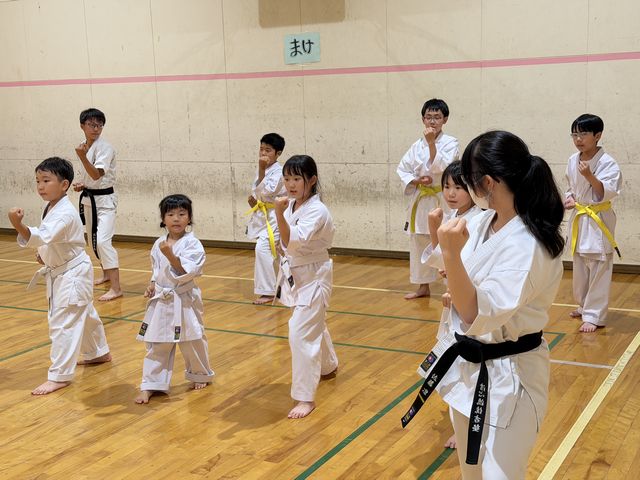26.8.26新発寒教室　空手道住吉塾