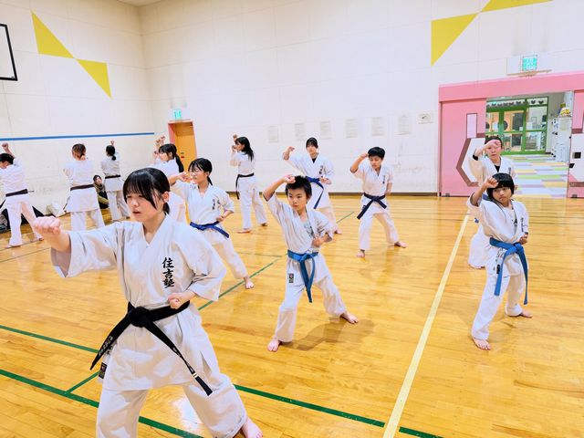 26.10.14新発寒教室　空手道住吉塾